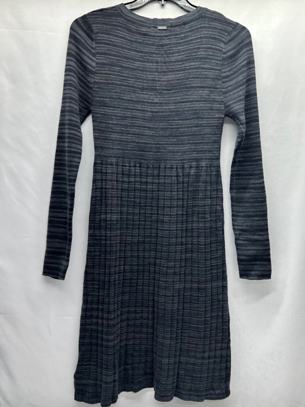 Prana Leandra Dress NWT Women's XL Black/Gray Button Front Placket - Picture 3 of 16